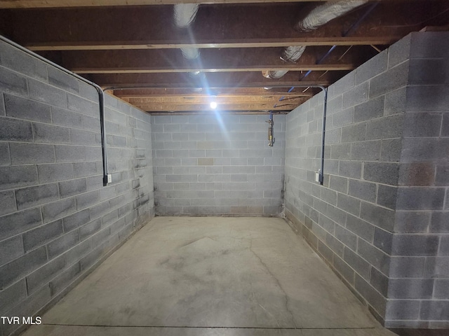 63 Whisper Bnd Unit 1, Johnson City, TN 37604 - unfinished basement with concrete block wall