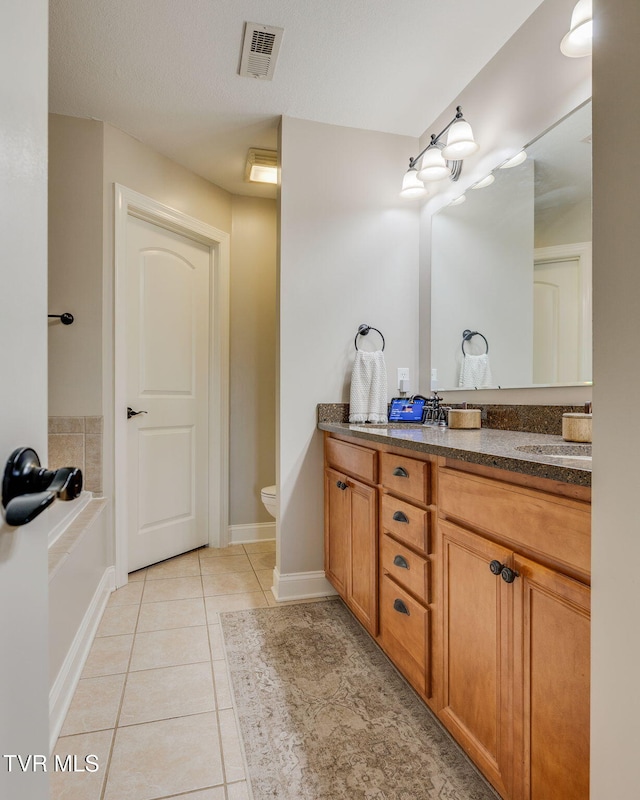 417 Piper Gln, Gray, TN 37615 - bathroom with vanity and tile patterned floors