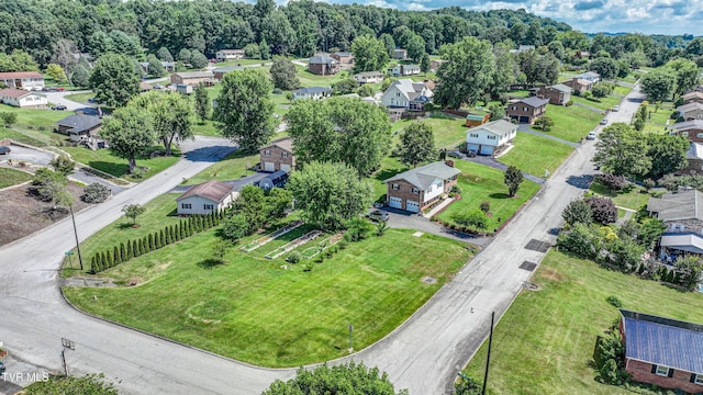 107 Dover Ln, Bristol, TN 37620 - aerial perspective of suburban area