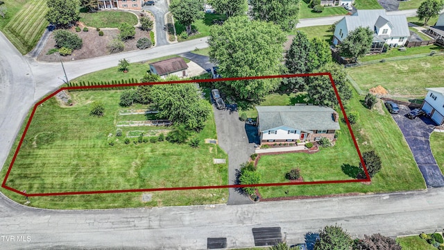 107 Dover Ln, Bristol, TN 37620 - view of property location with property parcel outlined