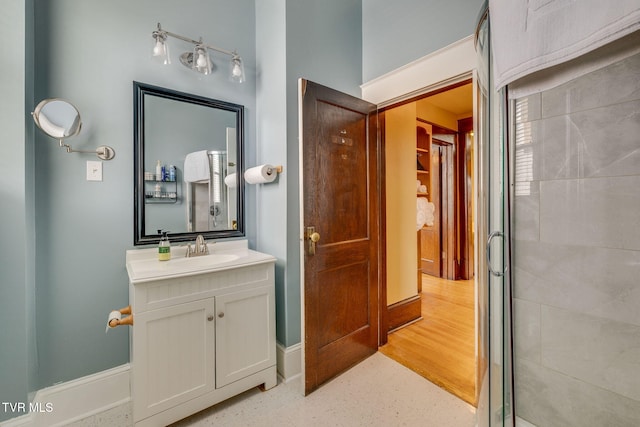 522 Alabama St, Bristol, TN 37620 - full bath featuring vanity and a shower stall