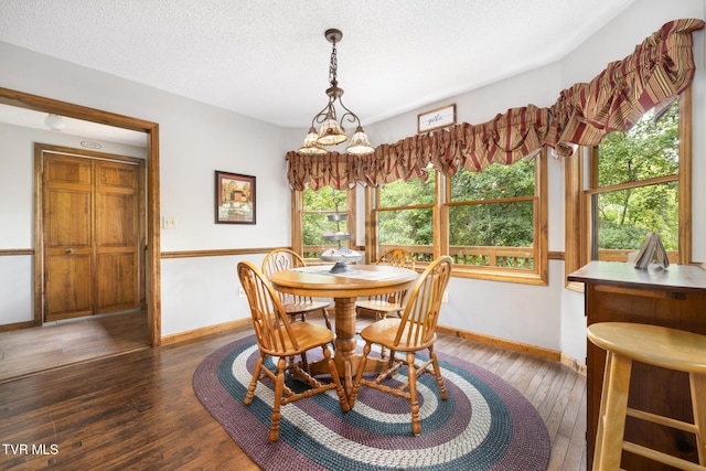 2019 Ridgeview Dr, Big Stone Gap, VA 24219 - dining space with hardwood / wood-style floors and a textured ceiling