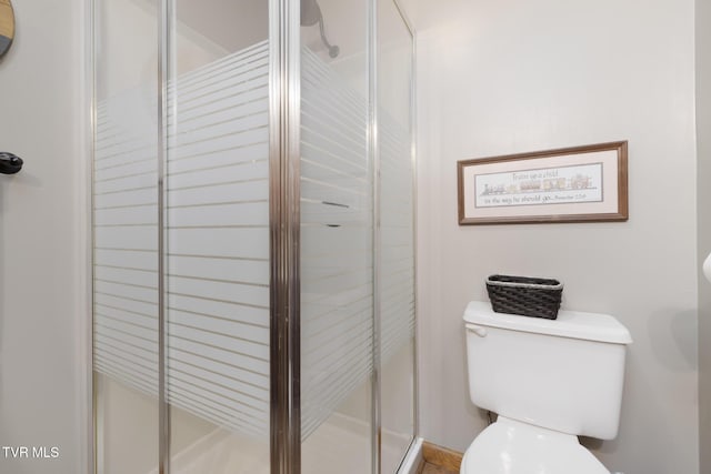 2019 Ridgeview Dr, Big Stone Gap, VA 24219 - bathroom featuring toilet and a stall shower