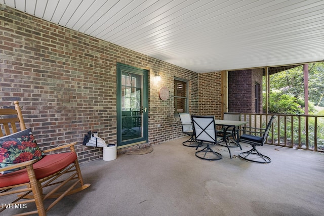 2019 Ridgeview Dr, Big Stone Gap, VA 24219 - view of patio featuring outdoor dining space