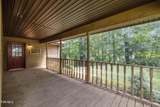 2019 Ridgeview Dr, Big Stone Gap, VA 24219 - view of wooden terrace
