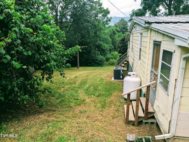 222 Warren Dr, Big Stone Gap, VA 24219 - view of green lawn with stairs