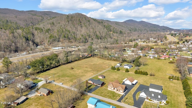 520 Lyle Rd, Erwin, TN 37650 - aerial view of property and surrounding area featuring mountains