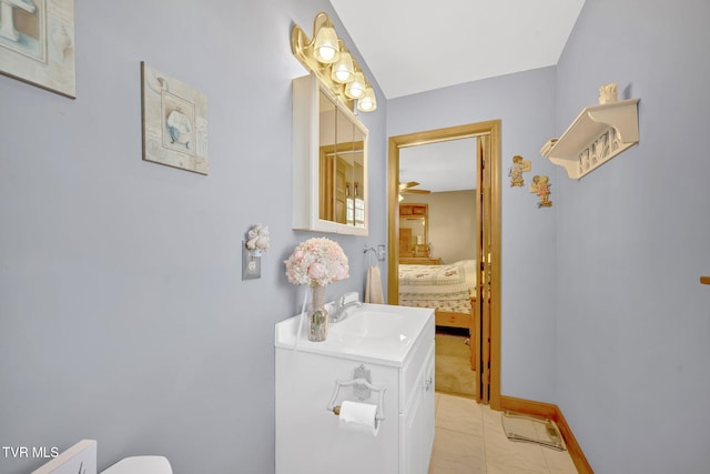 520 Lyle Rd, Erwin, TN 37650 - bathroom with vanity and marble look tiles
