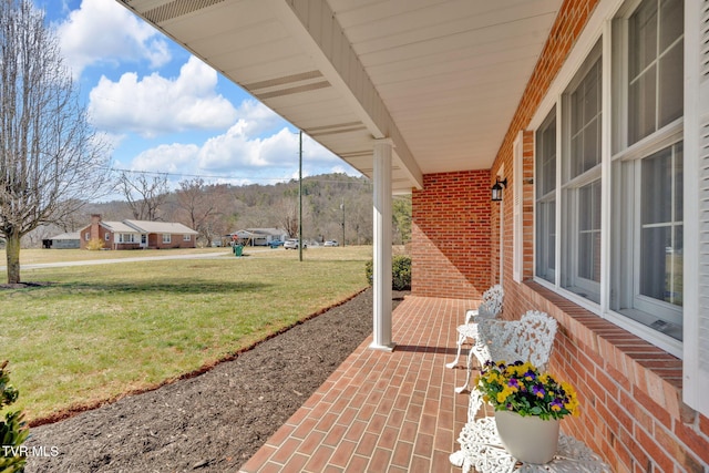 520 Lyle Rd, Erwin, TN 37650 - porch with a lawn