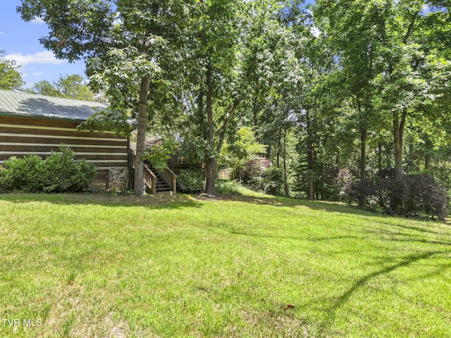2169 Ranch Rd, Dandridge, TN 37725 - view of green lawn with stairs