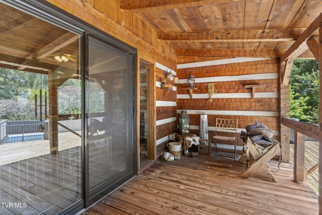 2169 Ranch Rd, Dandridge, TN 37725 - view of wooden deck
