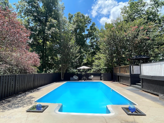 2169 Ranch Rd, Dandridge, TN 37725 - view of pool featuring a fenced backyard and a patio area