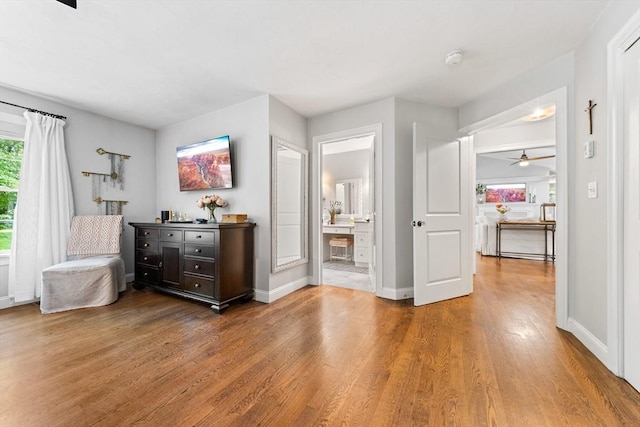 16 Lochmont St, North Attleboro, MA 02760 - hall featuring wood finished floors and baseboards