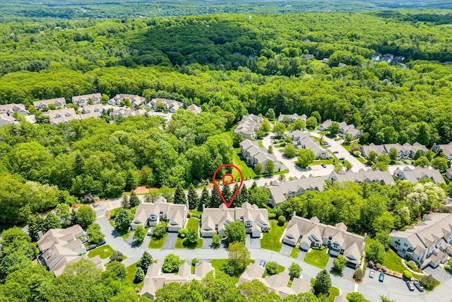 9 Edward Dr Unit 9, Grafton, MA 01536 - aerial view of residential area with a forest