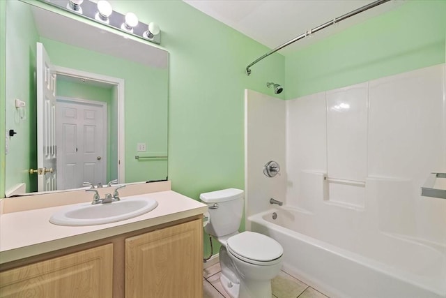 9 Edward Dr Unit 9, Grafton, MA 01536 - full bathroom with toilet,  shower combination, vanity, and tile patterned floors