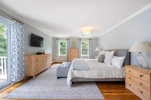 1051 Randolph Ave, Milton, MA 02186 - bedroom with wood finished floors and crown molding