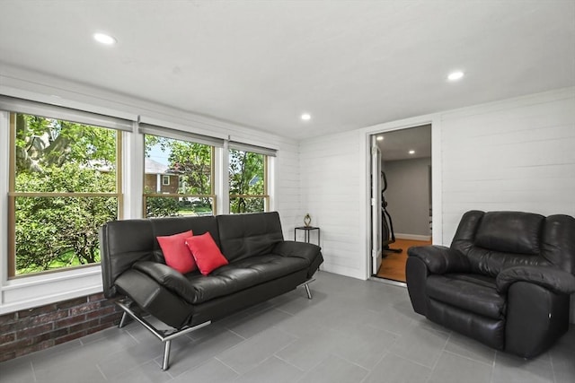 8 Longbow Cir, Lynnfield, MA 01940 - living room featuring wood walls