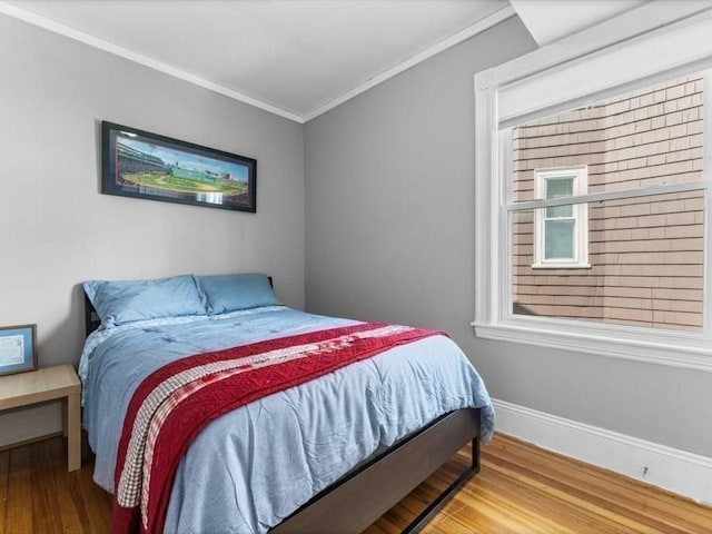 29 Chelmsford St Unit 2, Boston, MA 02122 - bedroom featuring wood finished floors and ornamental molding