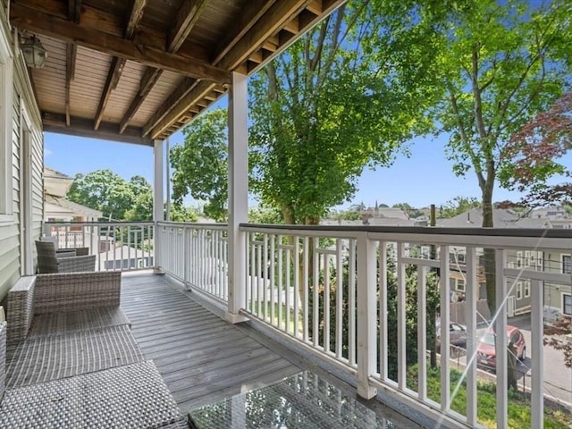 29 Chelmsford St Unit 2, Boston, MA 02122 - view of wooden terrace
