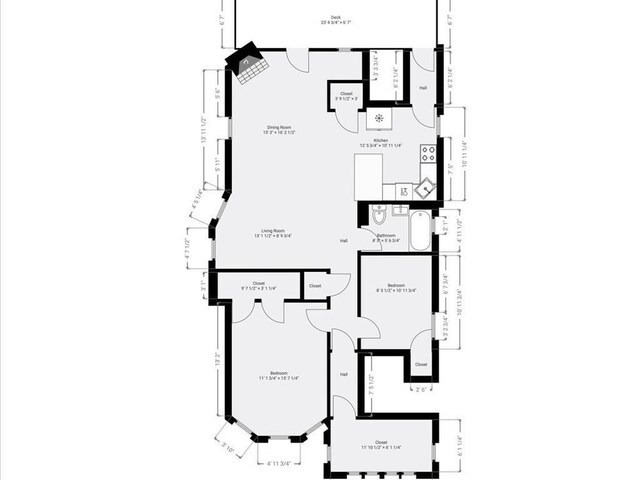 29 Chelmsford St Unit 2, Boston, MA 02122 - view of property floor plan