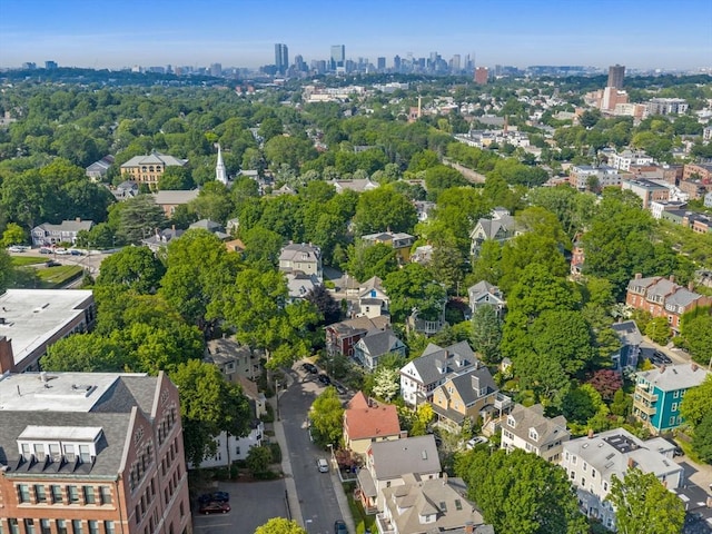 10 John A Andrew St, Boston, MA 02130 - aerial overview of property's location featuring skyline