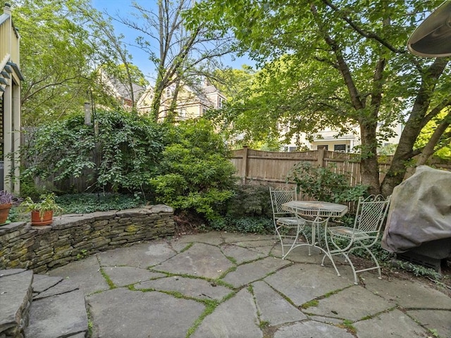 10 John A Andrew St, Boston, MA 02130 - view of patio with outdoor dining area