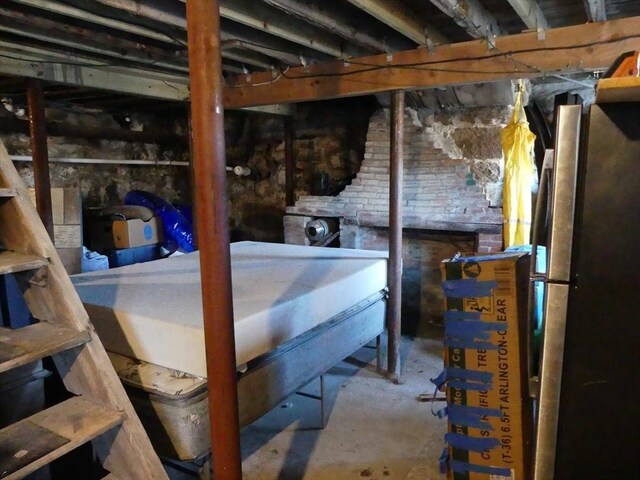 view of basement