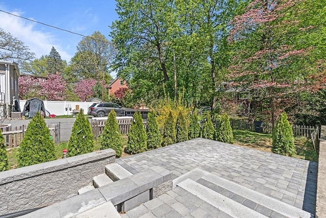 view of patio / terrace with fence private yard