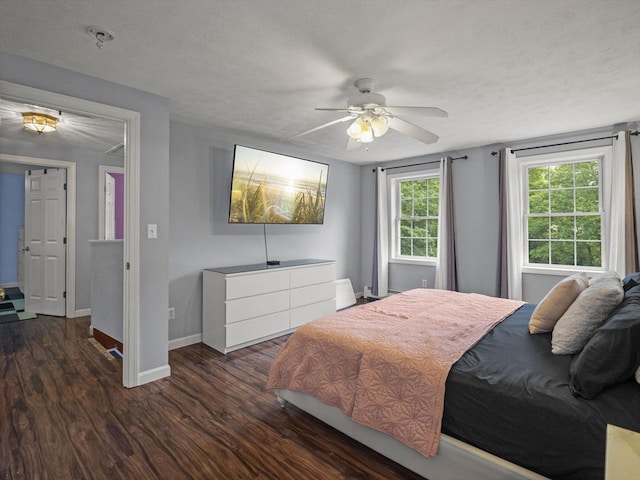 1056 Alger St, Winchendon, MA 01475 - bedroom featuring wood finished floors, ceiling fan, and a textured ceiling