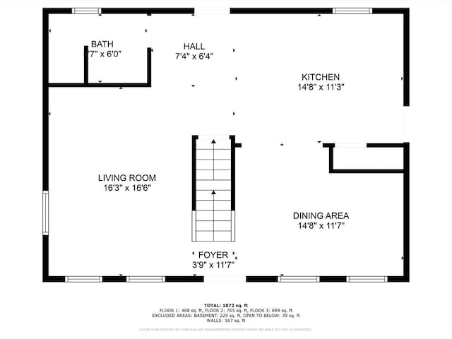 1056 Alger St, Winchendon, MA 01475 - view of floor plan / room layout