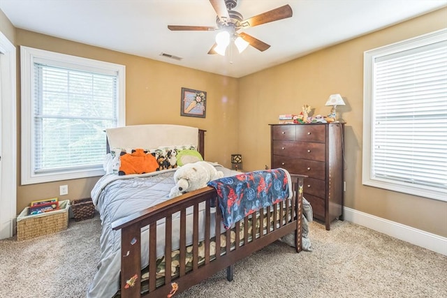 19 Crystal Cir, Tewksbury, MA 01876 - carpeted bedroom featuring baseboards and ceiling fan