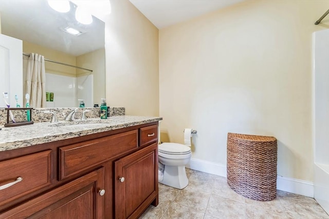19 Crystal Cir, Tewksbury, MA 01876 - full bathroom featuring vanity, a shower with curtain, and tile patterned flooring