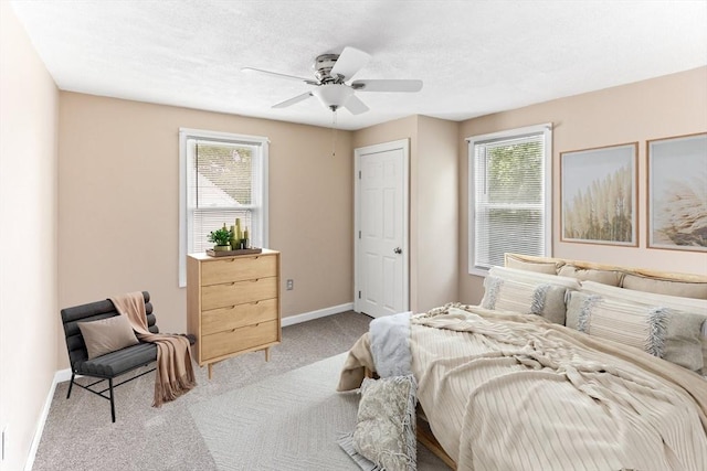 45 Curtis Ave, Attleboro, MA 02703 - carpeted bedroom featuring baseboards, multiple windows, and ceiling fan