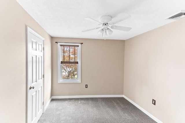 45 Curtis Ave, Attleboro, MA 02703 - unfurnished room with ceiling fan, carpet flooring, baseboards, and a textured ceiling