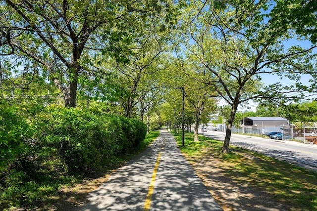 view of asphalt road