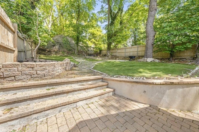 34 Prout St, Quincy, MA 02169 - view of patio with a fenced backyard