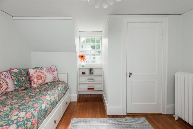 40 Stone Rd, Belmont, MA 02478 - bedroom featuring radiator and wood finished floors