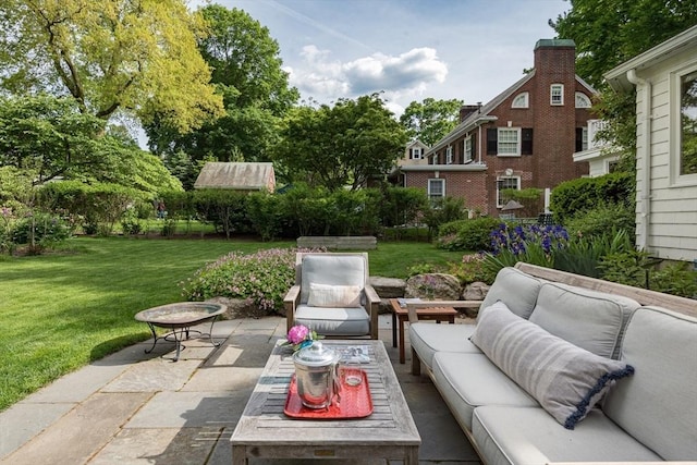 40 Stone Rd, Belmont, MA 02478 - view of patio / terrace with outdoor lounge area