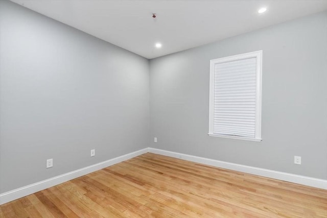755 Boylston St Unit 2, Brookline, MA 02467 - spare room featuring light wood-type flooring, baseboards, and recessed lighting
