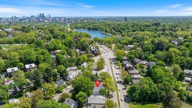 755 Boylston St Unit 2, Brookline, MA 02467 - aerial view of property's location with a nearby body of water