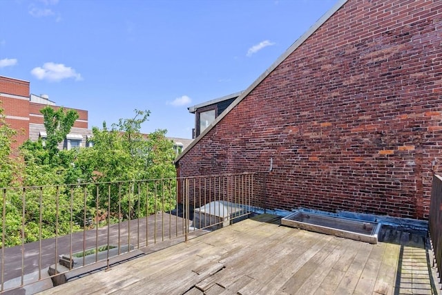 100-1/2 W Springfield St, Boston, MA 02118 - view of wooden deck
