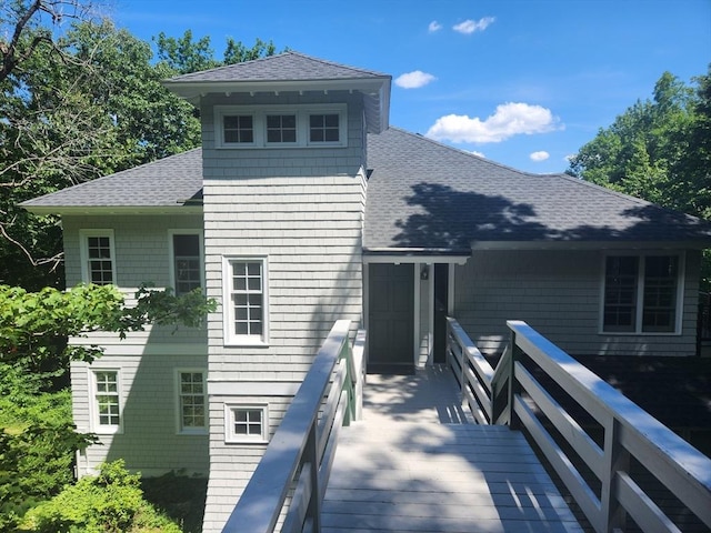 134 Mountain Rd, Princeton, MA 01541 - back of property featuring a shingled roof