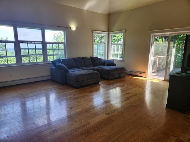 134 Mountain Rd, Princeton, MA 01541 - living room with a baseboard heating unit and plenty of natural light