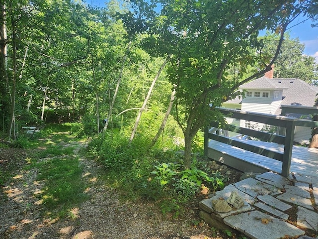 134 Mountain Rd, Princeton, MA 01541 - view of yard with a deck