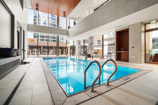 view of pool