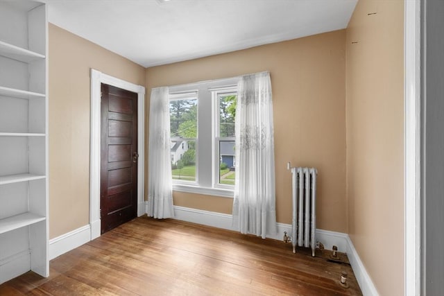 73 Biltmore St, Springfield, MA 01108 - entryway with radiator heating unit and wood-type flooring