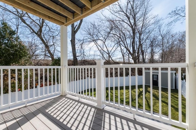 103-105 Neponset Ave, Boston, MA 02131 - view of wooden terrace