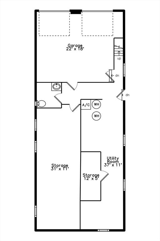 103-105 Neponset Ave, Boston, MA 02131 - view of room layout