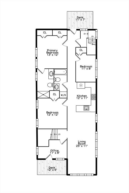 103-105 Neponset Ave, Boston, MA 02131 - view of home floor plan