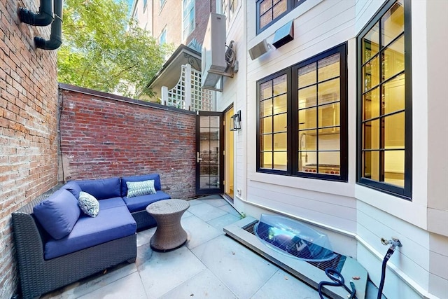 view of patio / terrace with an outdoor hangout area